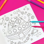 Rachel Ellen Colouring Book - Space Adventure