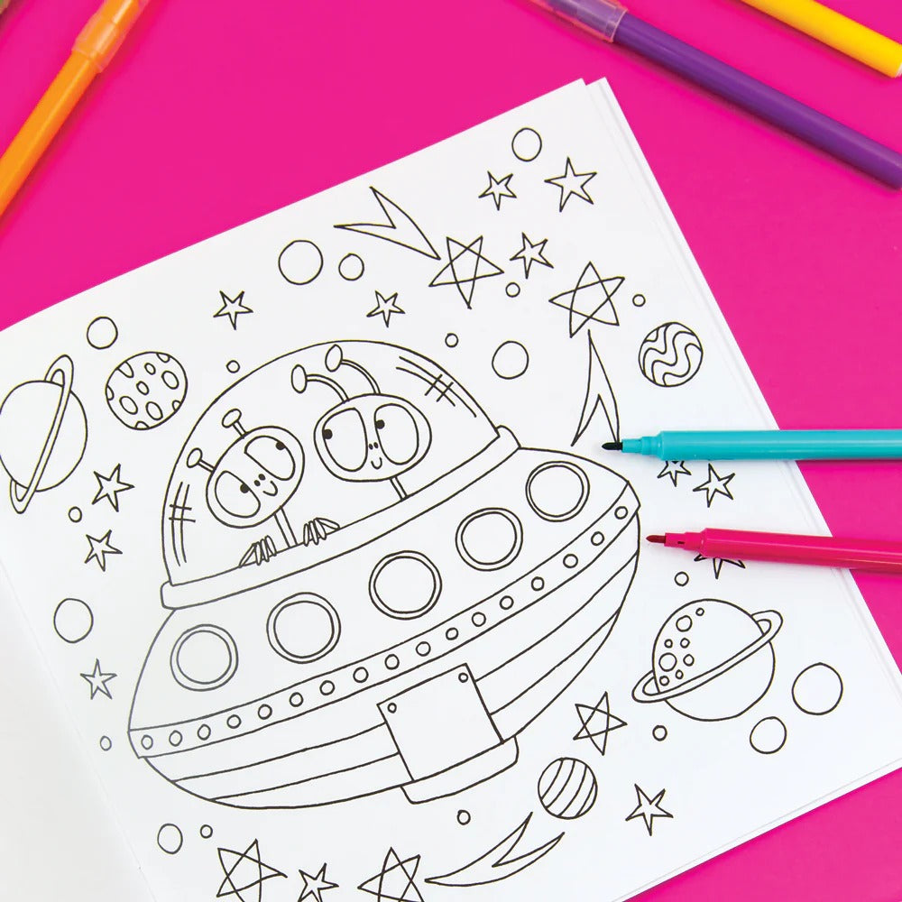 Rachel Ellen Colouring Book - Space Adventure