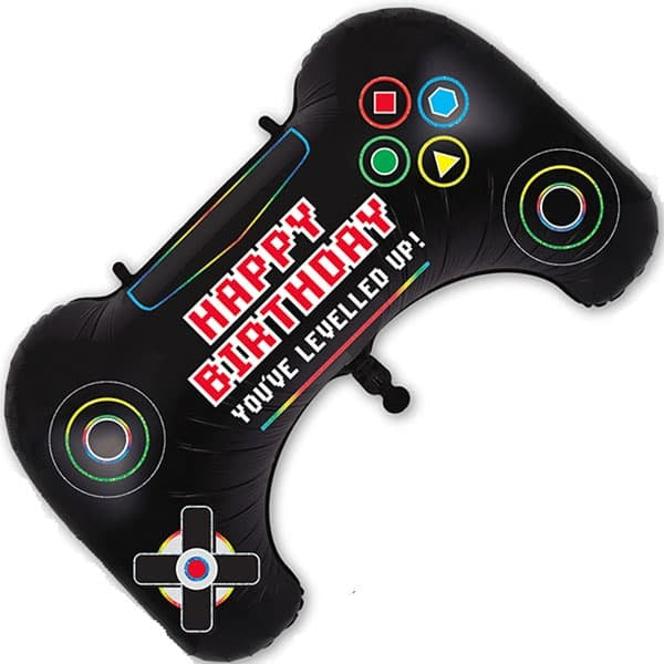 31 inch Supershape Balloon - Happy Birthday Game Controller