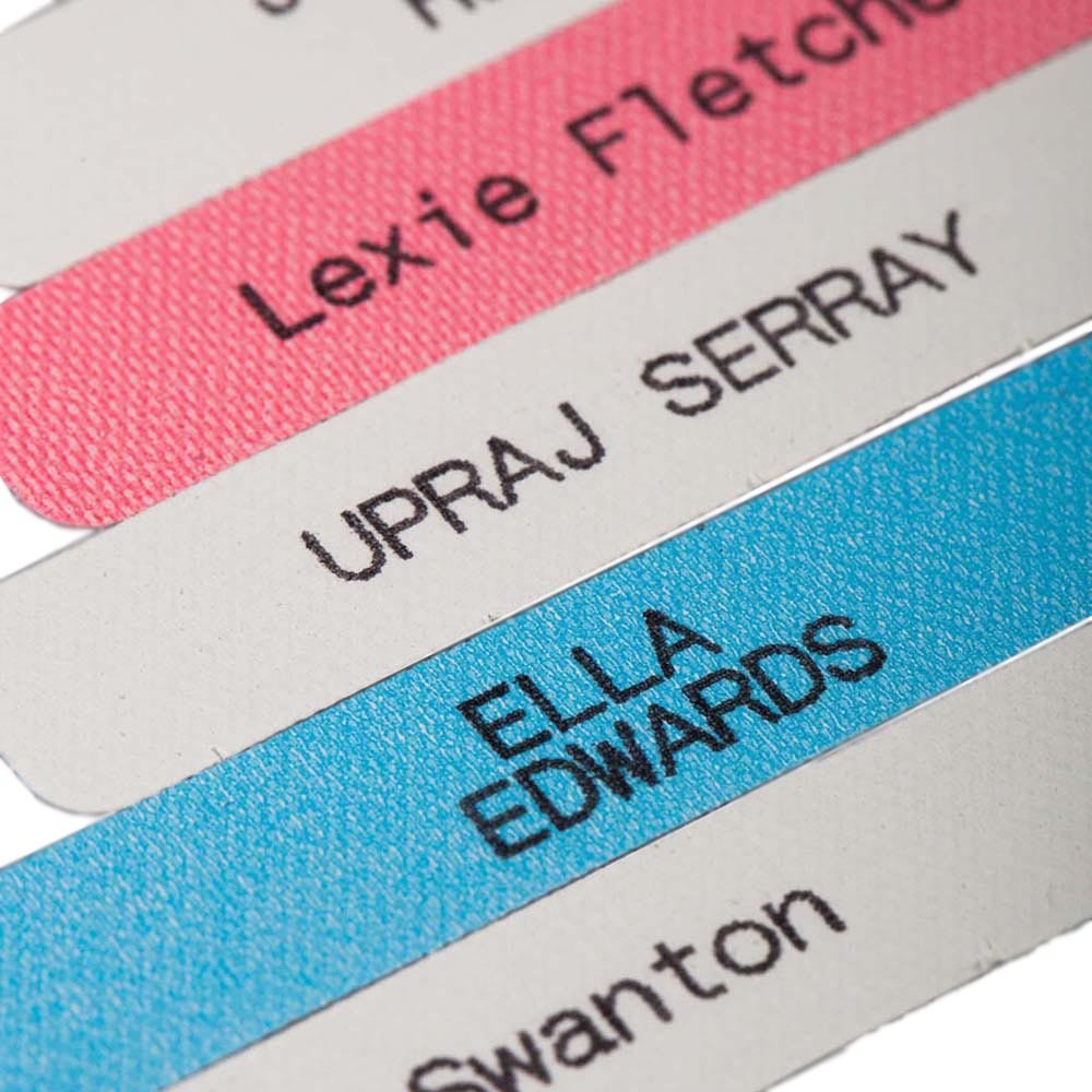Iron-On Printed Name Labels x 50