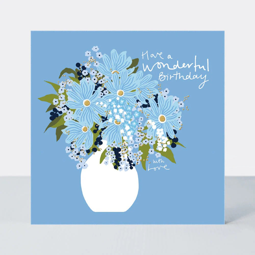 Rachel Ellen Field Day - Wonderful Birthday card - Vase
