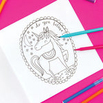 Rachel Ellen Colouring Book - Unicorns & Rainbows