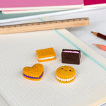 Biscuits Erasers (Set of 4)
