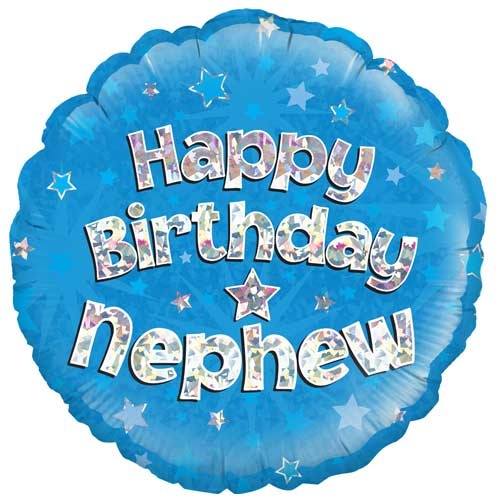 18 inch Happy Birthday Balloon - Nephew