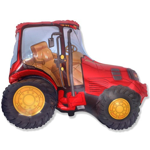 37 inch Supershape Balloon - Red Tractor
