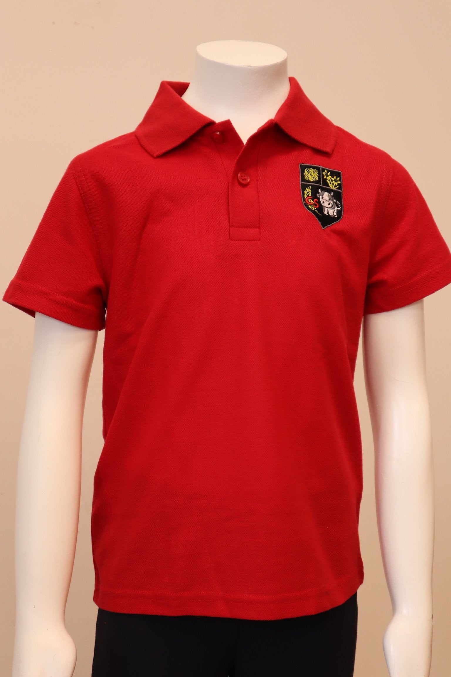 Cowbridge Lower School Polo Shirt - Red