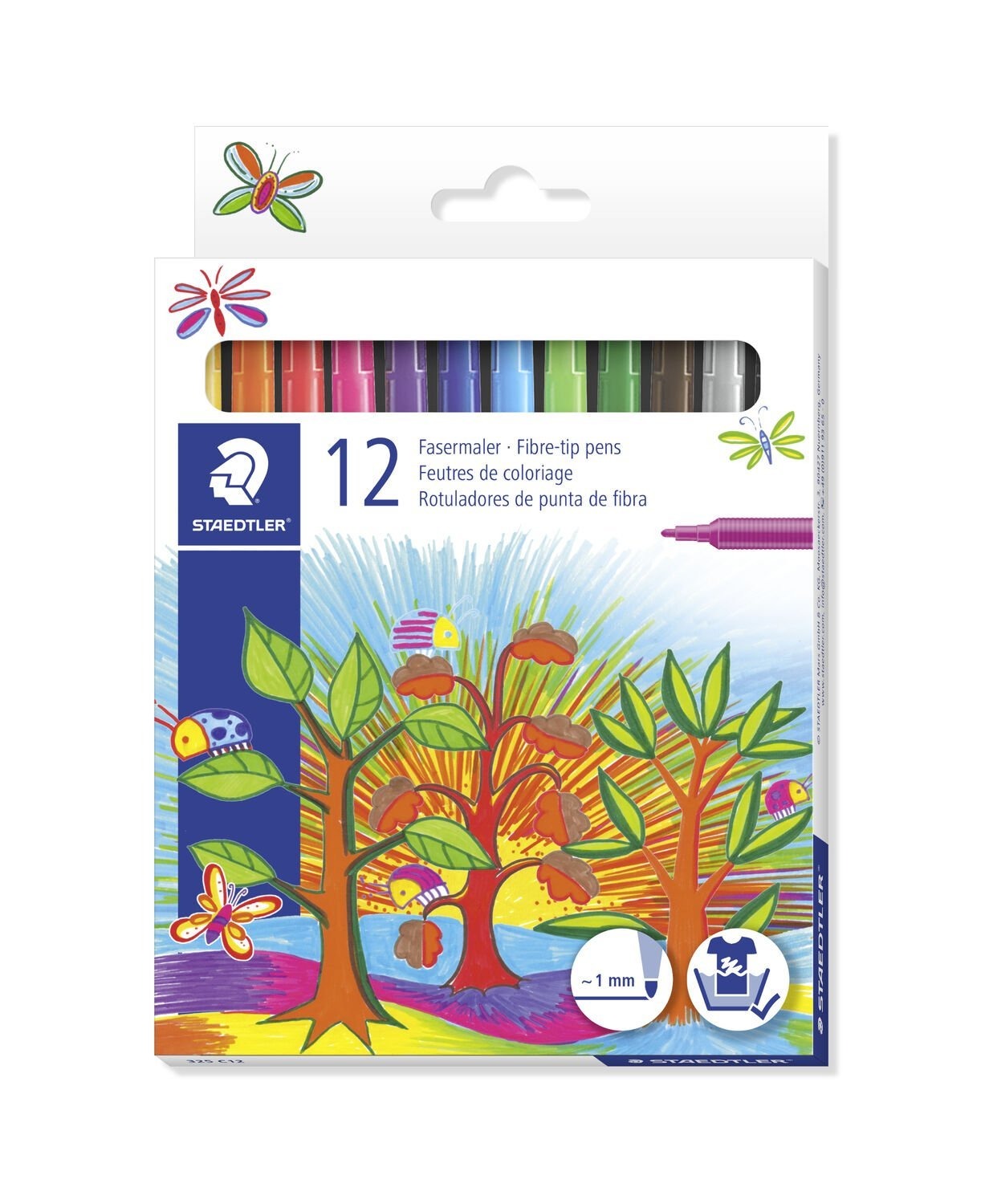 Staedtler Felt Tip Pens x 12