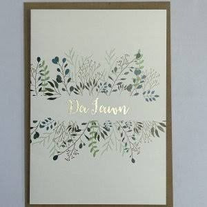 Da Iawn Green and Blue Flowers Card