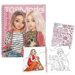 Top Model Leopard Colouring Book - Fergie & candy