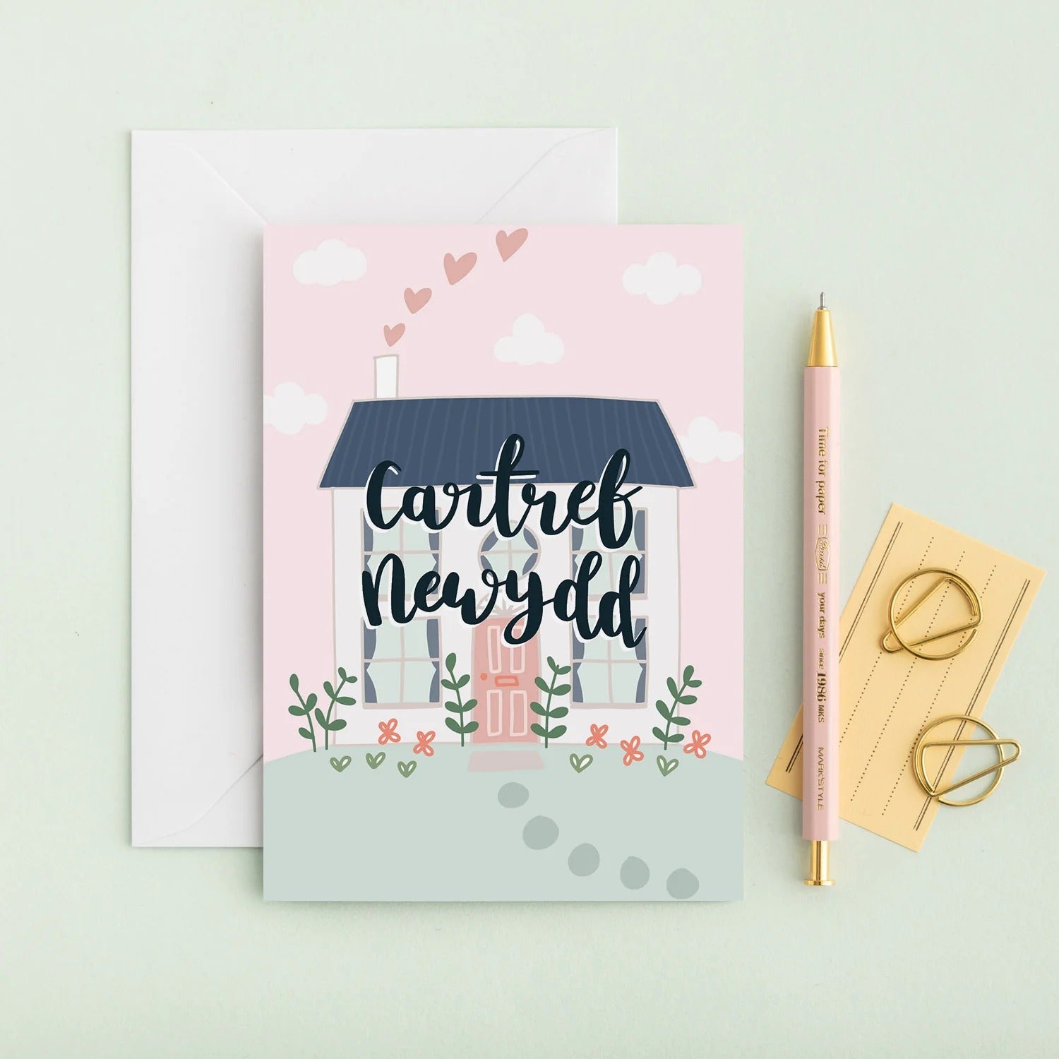 Cartref Newydd New Home Card