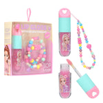 Top Model Lip Gloss With Beads pendant