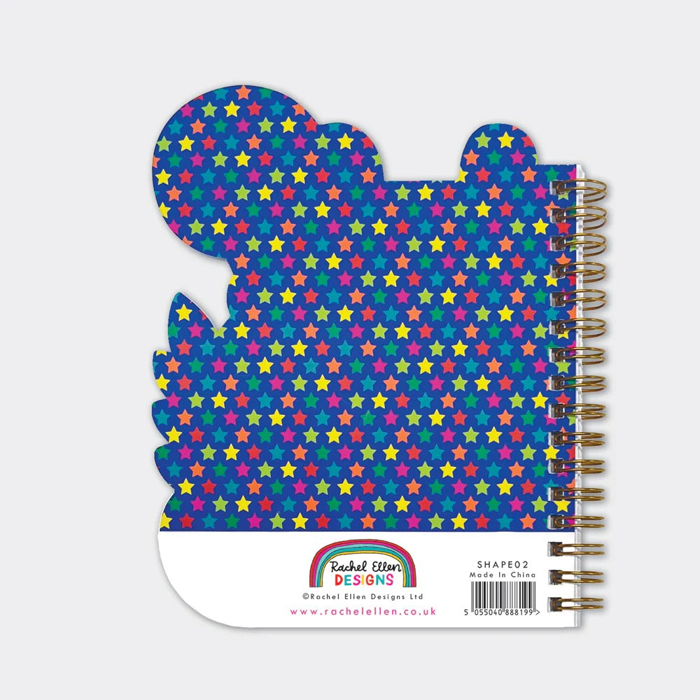 Rachel Ellen Plain Shaped Notebook - Leopard Shaped Wire Bound