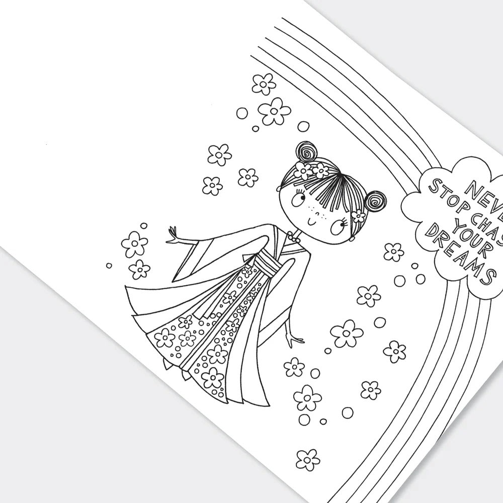 Rachel Ellen -Cherry Blossom Princess Colouring Book