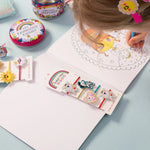 Rachel Ellen -Hair Elastics (4 Pack) - Suns, Cloud, Glitter Star