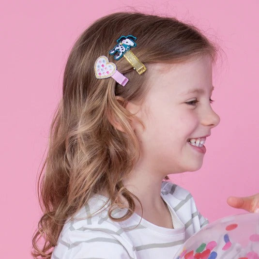 Rachel Ellen Hair Clips (2 Pack) - Hearts
