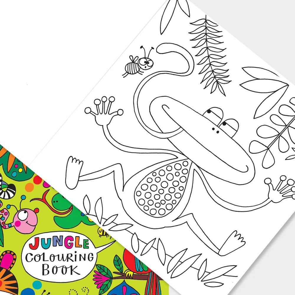 Rachel Ellen -Jungle Animals Colouring Book