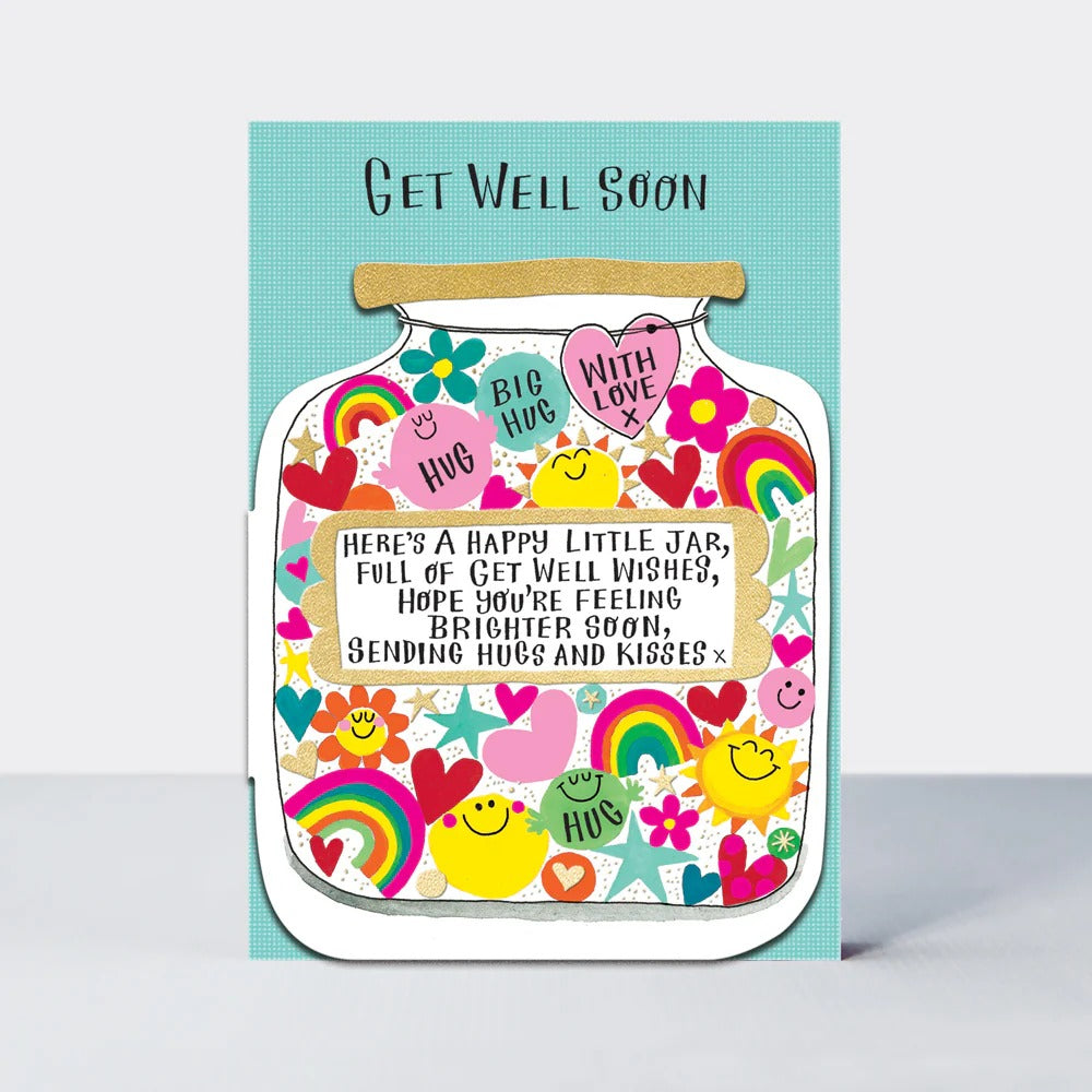 Rachel Ellen - Get Well Soon Sweetie Jar Greetings Card