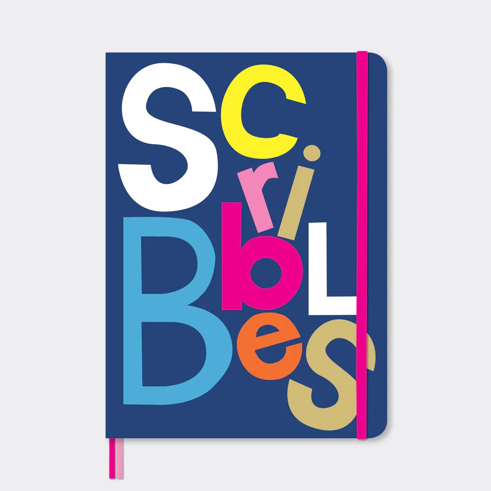 Rachel Ellen A5 Lined Notebook - Scribbles