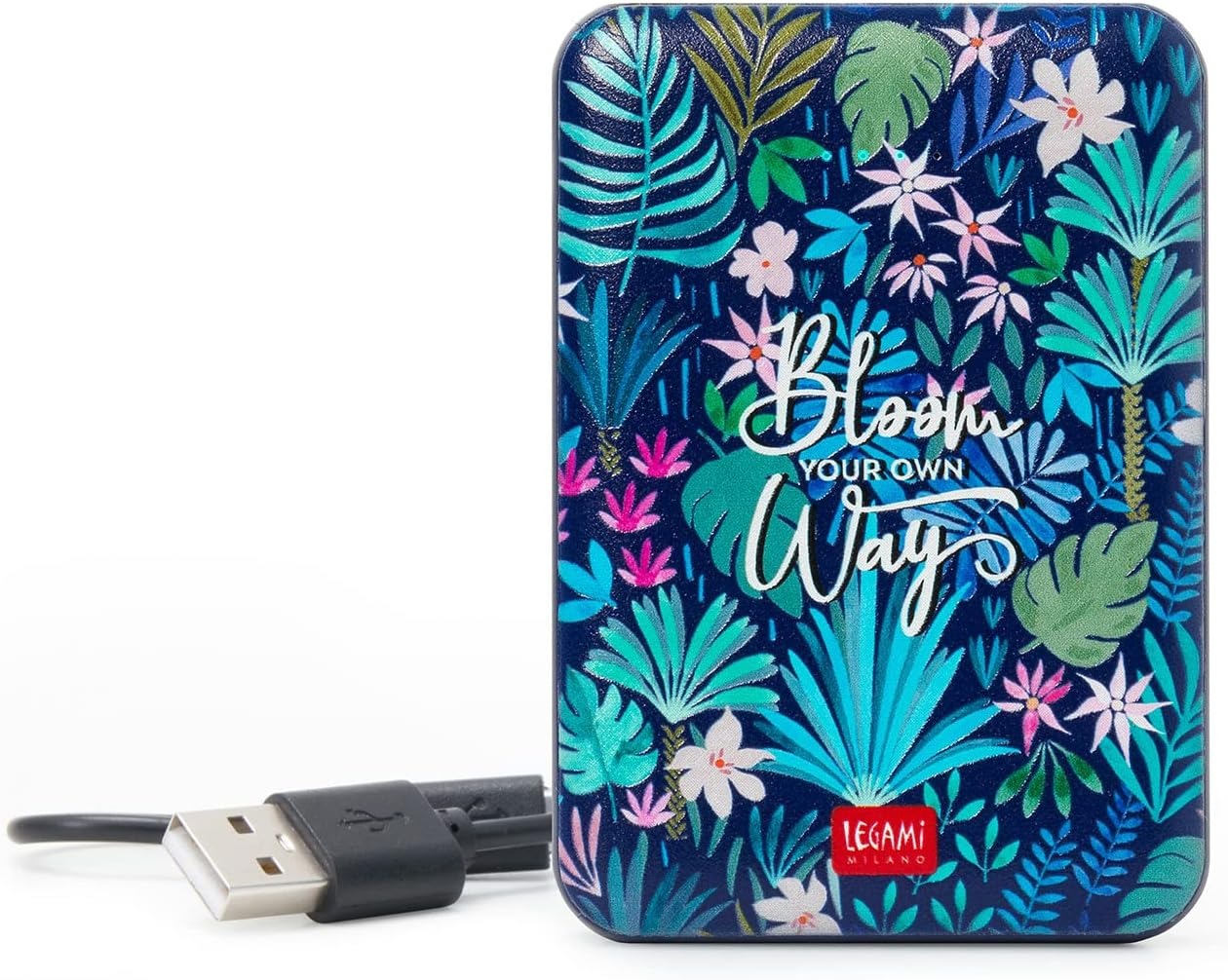 Legami - Portable charger - flora