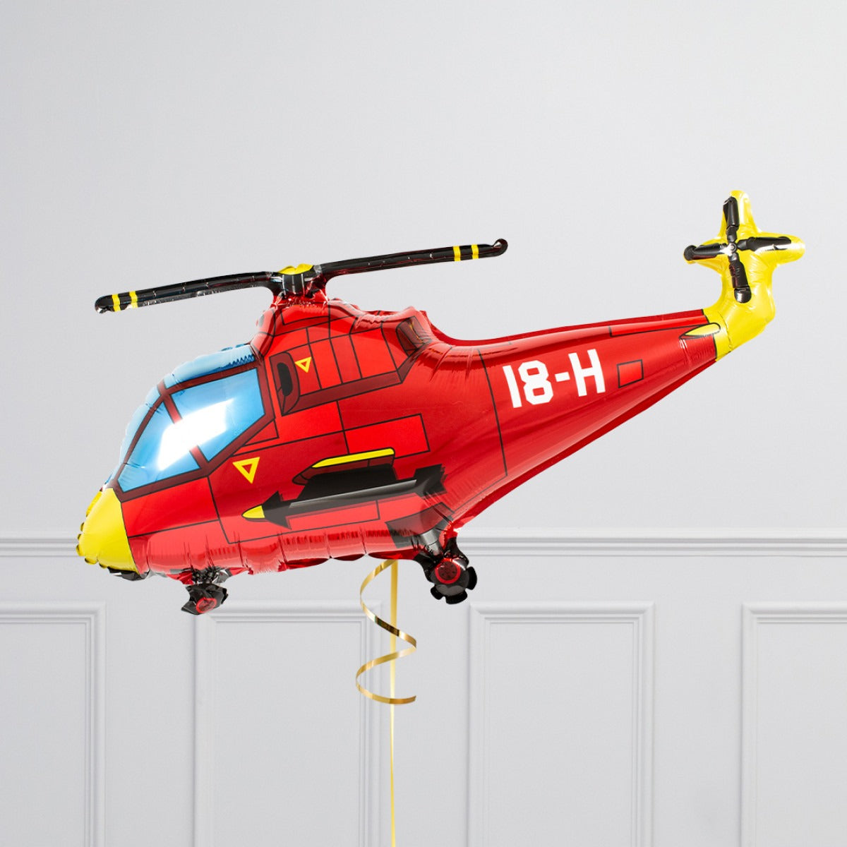 38 inch Red Helicopter Foil Balloon