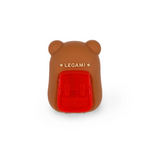 Legami Valentines 2026 - Light-up Pencil Sharpener With Container - Teddy Bear