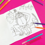 Rachel Ellen -Tropical Adventure Jungle Colouring Book