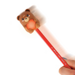 Legami Valentines 2026 - Light-up Pencil Sharpener With Container - Teddy Bear