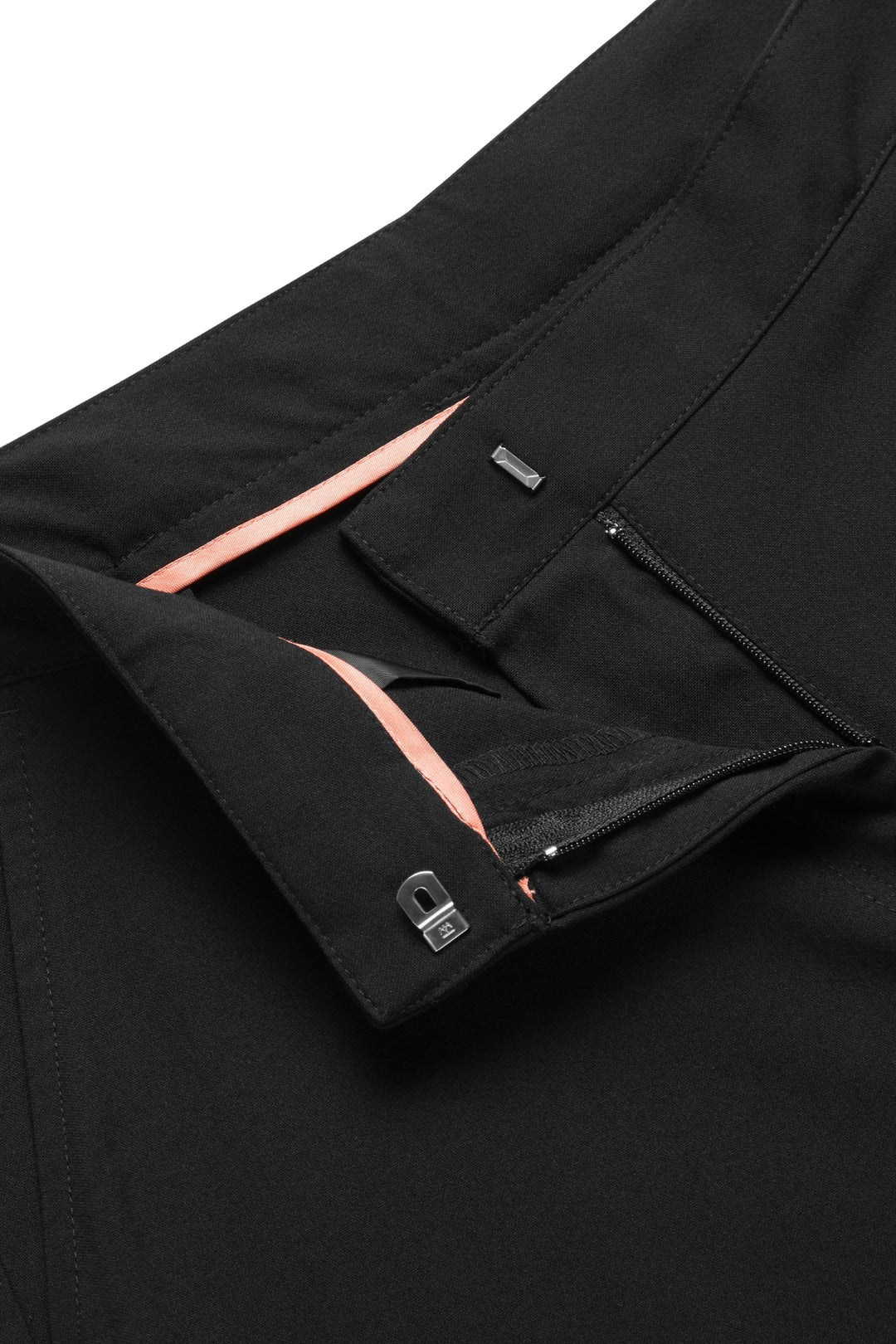 David Luke Girls Slim Fit Trousers Black - 22-28" Waist