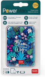 Legami - Portable charger - flora
