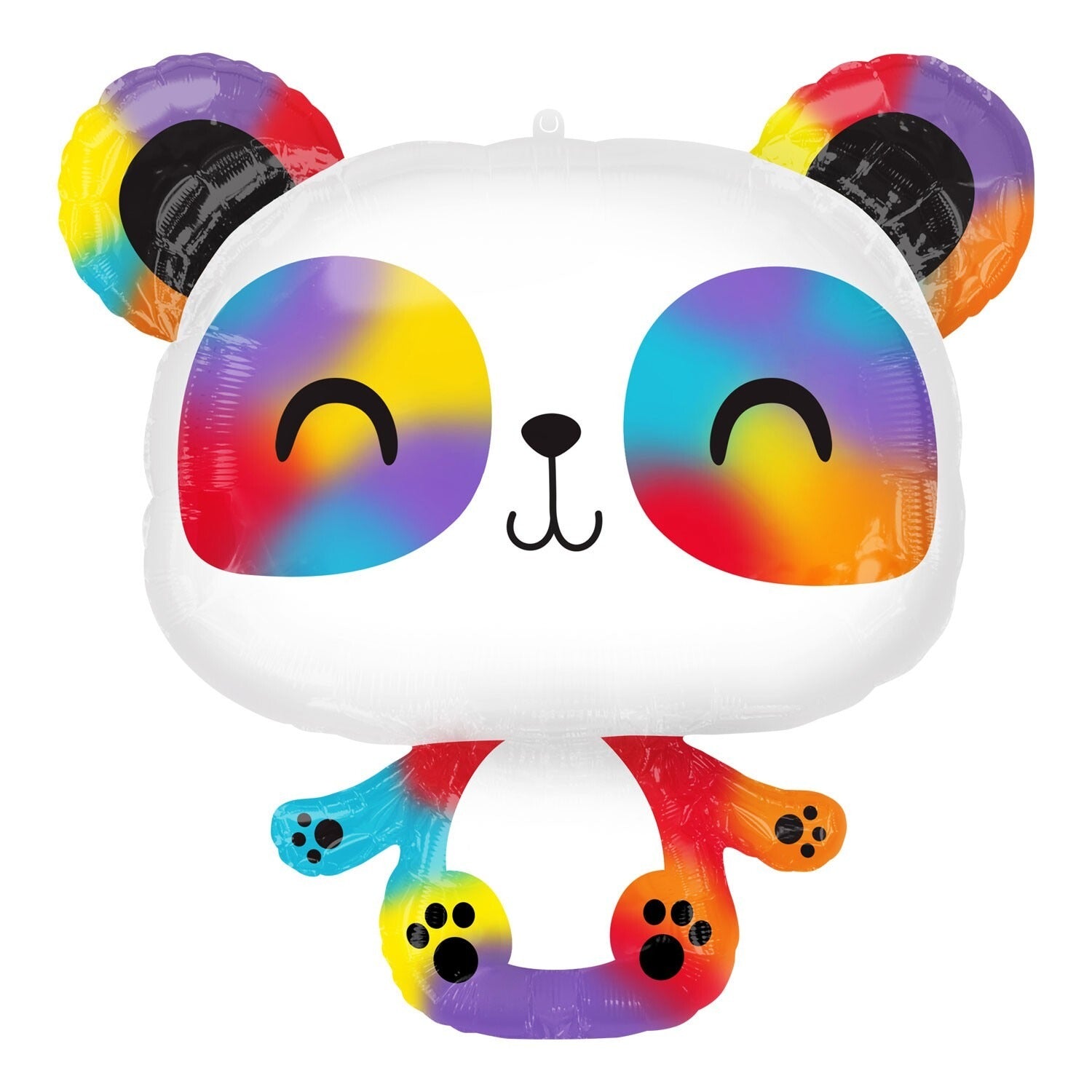 24 inch Supershape Balloon - Rainbow Panda