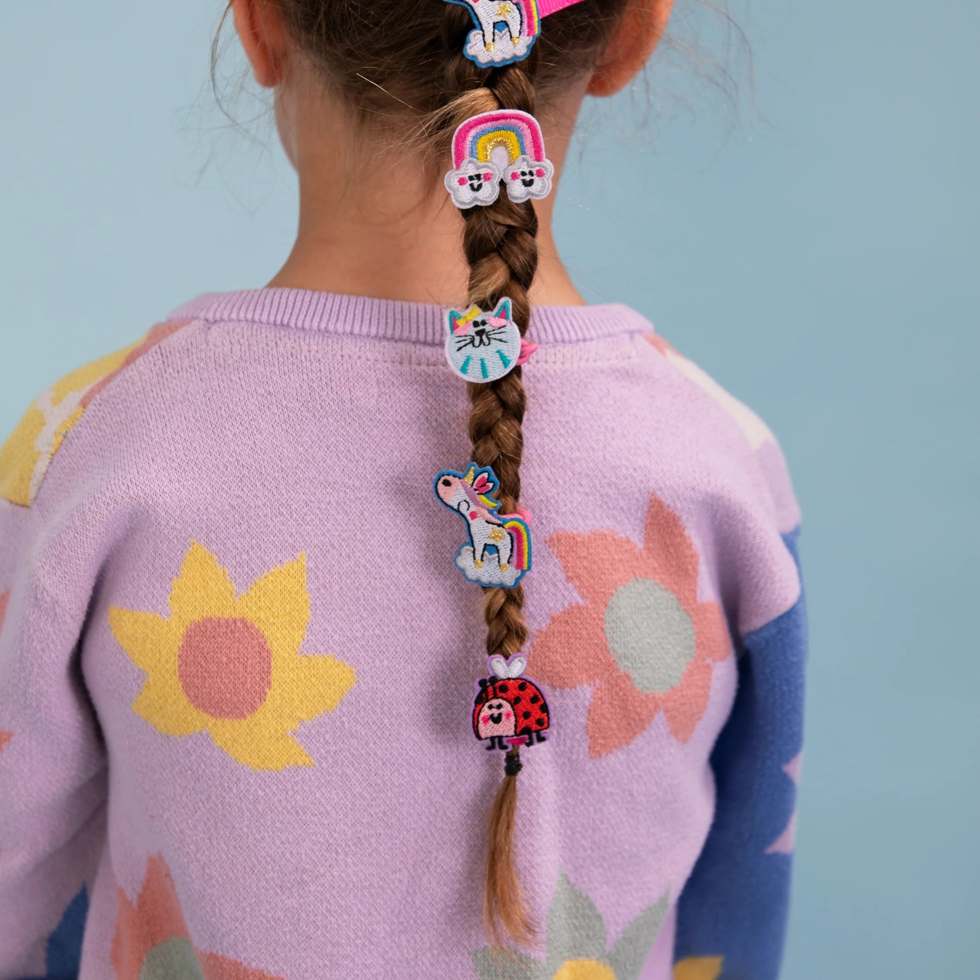 Rachel Ellen -Hair Elastics (4 Pack) - Ladybird, Toadstool, Heart