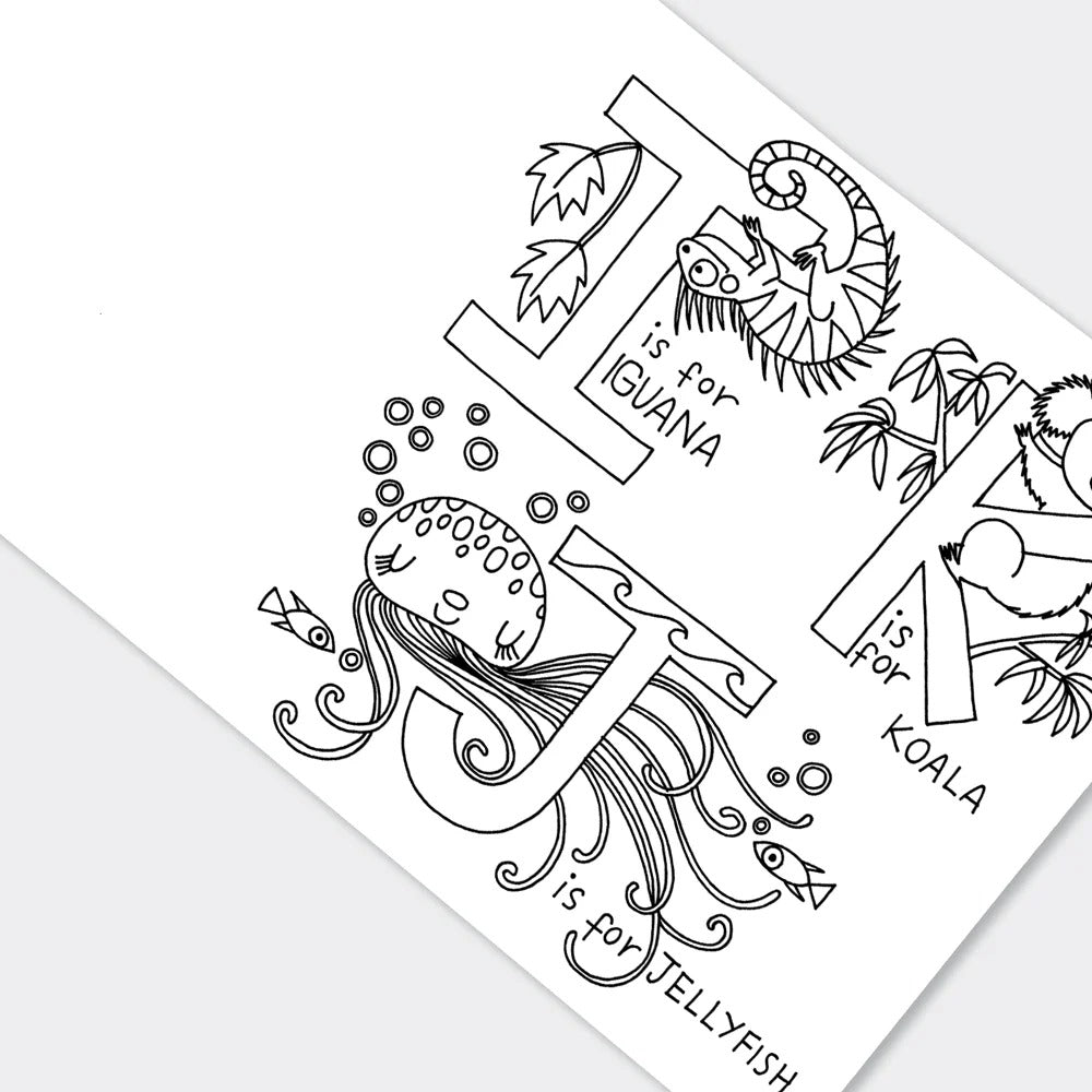 Rachel Ellen Colouring Book - Alphabet