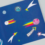 Rachel Ellen Sticker Scene & Colouring Book - To the Moon